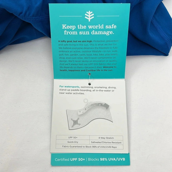 Coolibar New Women’s 2X UPF 50+ 4-Way Stretch Shorebreak Skirted Swim Tights - Picture 8 of 9